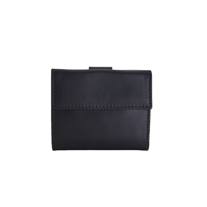 Monedero piel hombre marrón Box