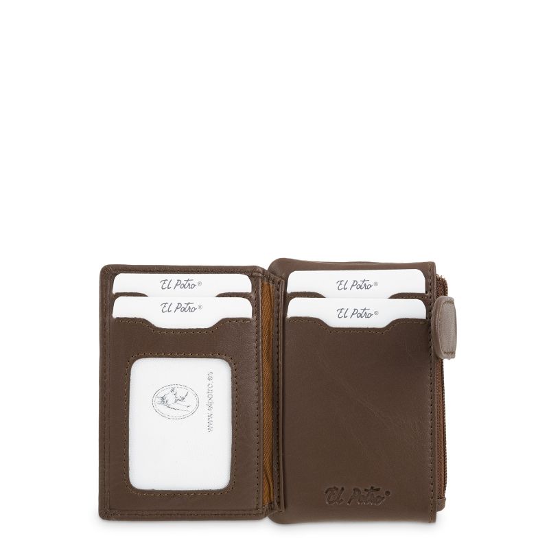 Cartera monedero piel hombre cuero Box