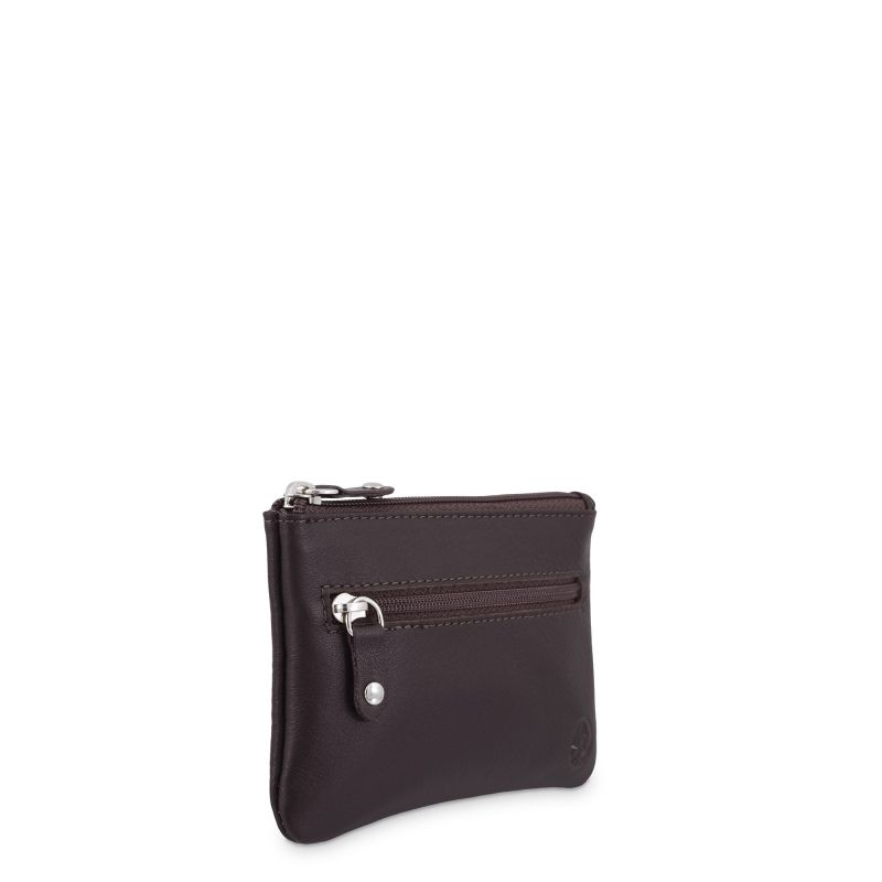 Monedero Piel Vacuno Hombre Marrón Box