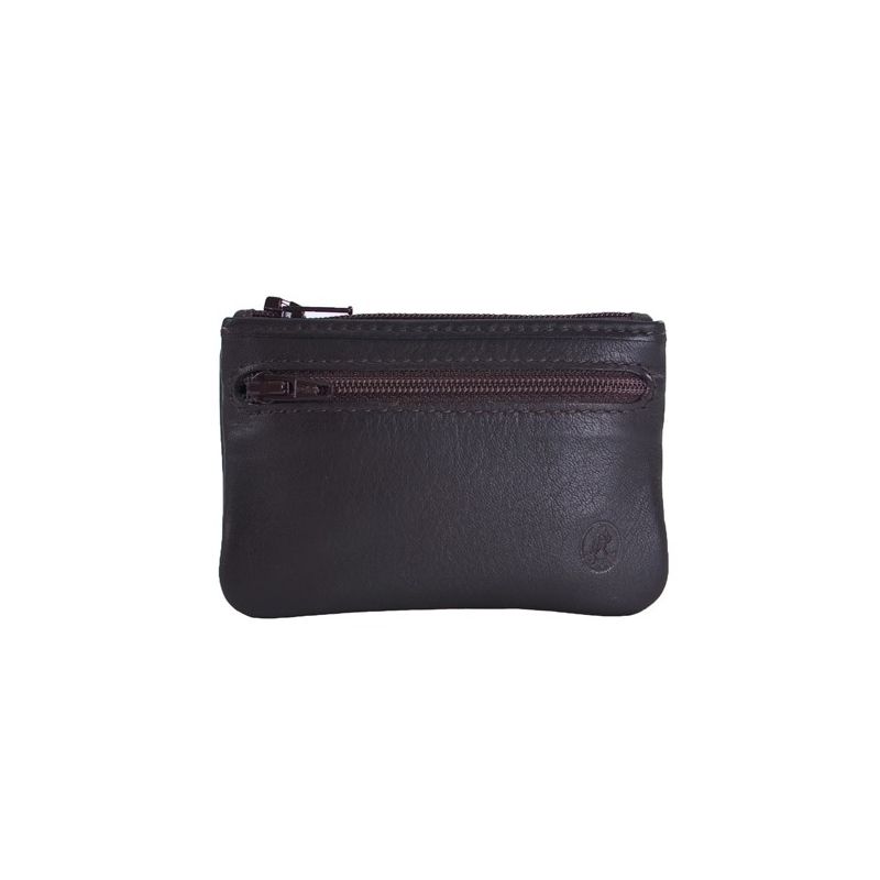 Monedero piel vacuno hombre marrón Box