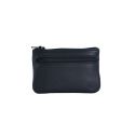 Monedero piel hombre negro Box