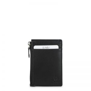 Monedero Llavero Piel Vacuno Hombre Negro Box