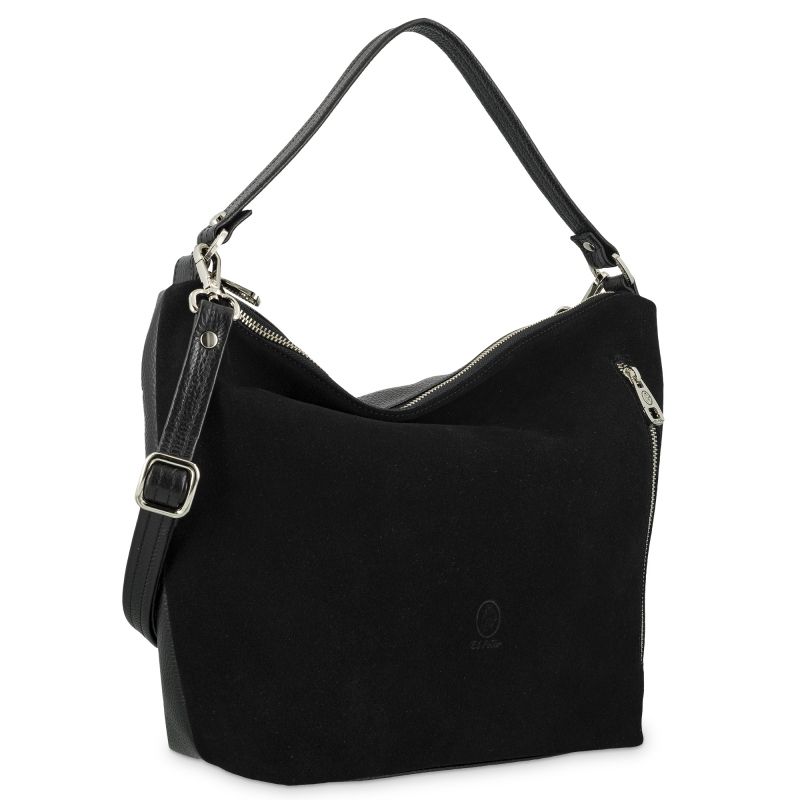 Bolso cerraje mujer negro Natural