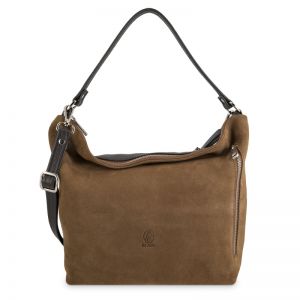 Bolso hobo piel mujer castaño Natural