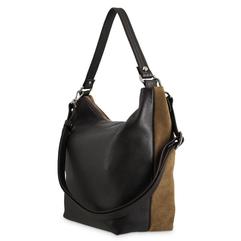 Bolso hobo piel mujer castaño Natural