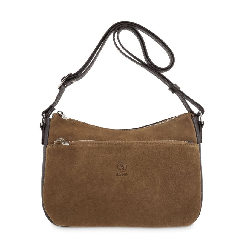 Bolso góndola piel mujer castaño Natural
