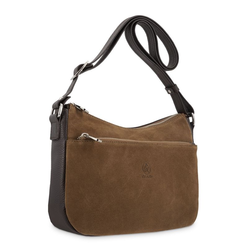 Bolso góndola piel mujer castaño Natural