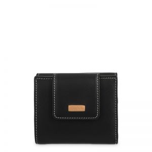 Cartera Piel Mujer Negro Mate