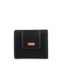Cartera Piel Mujer Negro Mate