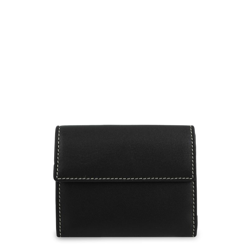 Cartera Piel Mujer Negro Mate