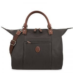 Bolso Nylon Mujer Marrón Mónaco