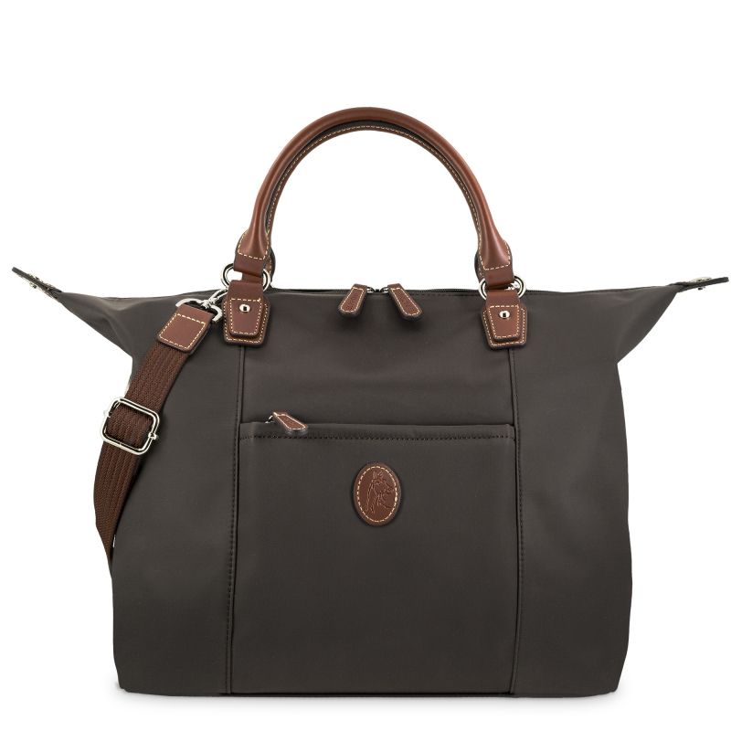 Bolso Nylon Mujer Marrón Mónaco