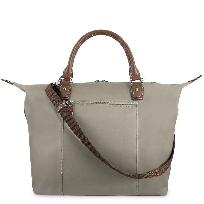 Bolso nylon mujer taupe Mónaco