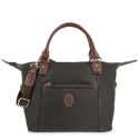 Bolso nylon mujer marrón Mónaco