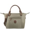 Bolso nylon hombre taupe Mónaco