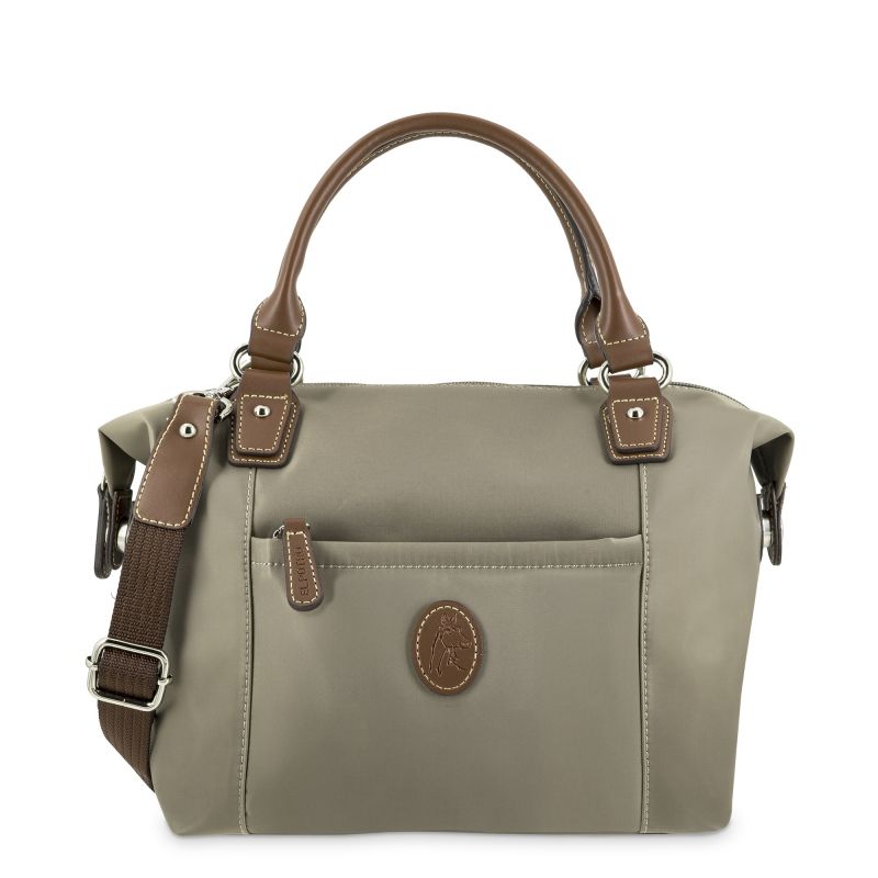 Bolso nylon hombre taupe Mónaco