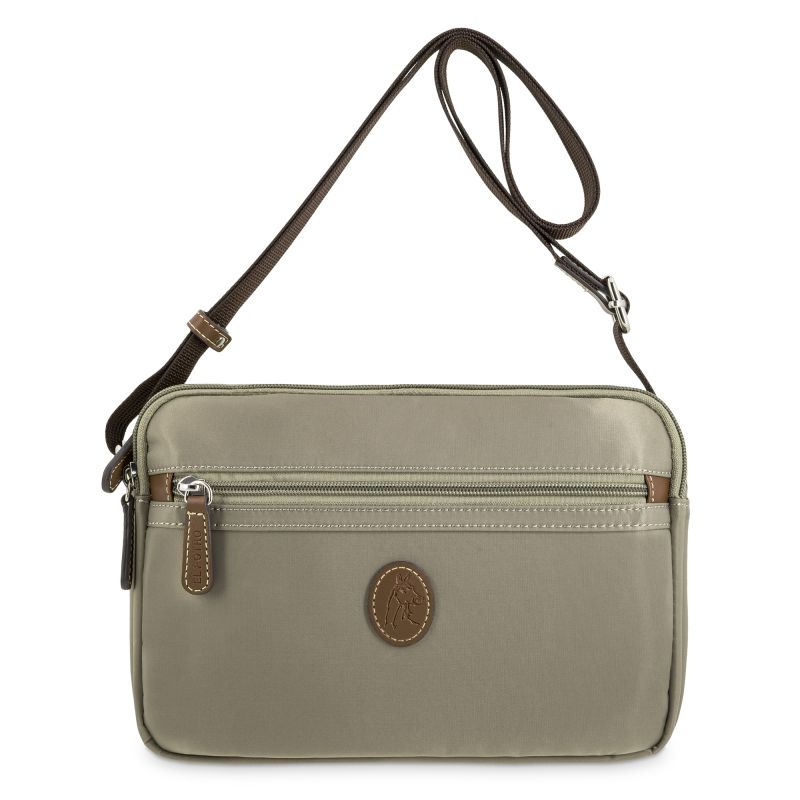 Bolso nylon mujer taupe Mónaco