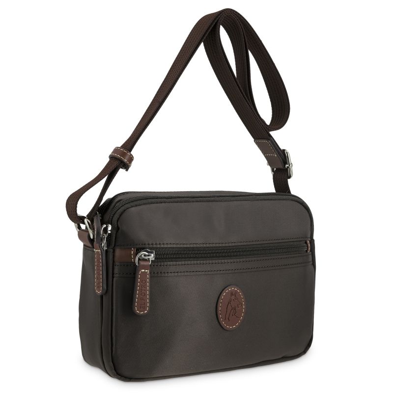 Bolso Nylon Mujer Marrón Mónaco