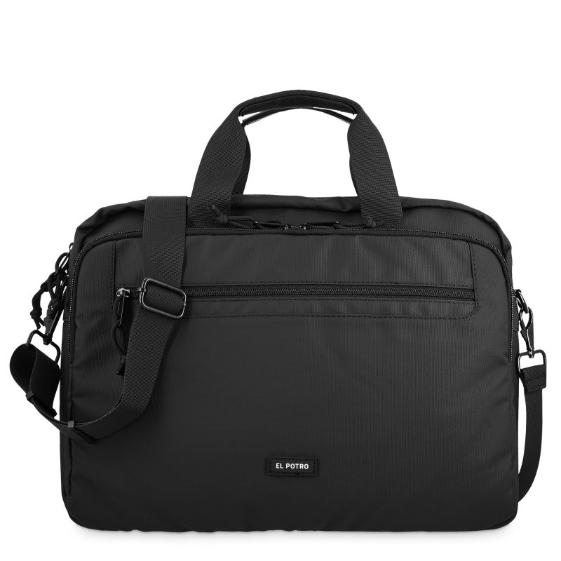 Carpeta Nylon Hombre Negro New-Sport