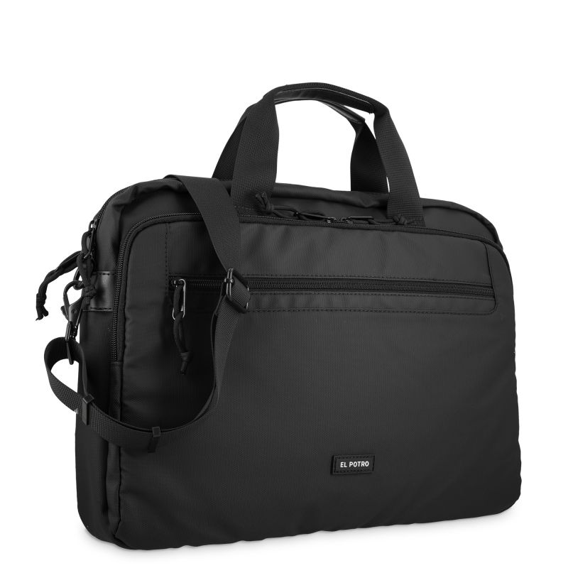 Carpeta Nylon Hombre Negro New-Sport