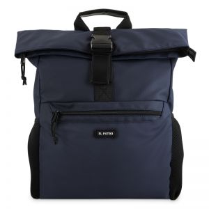 Mochila Nylon Hombre Azul New-Sport