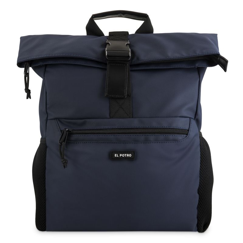 Mochila Nylon Hombre Azul New-Sport