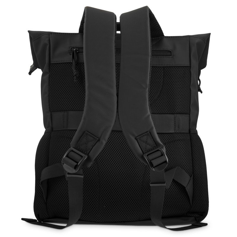 Mochila Nylon Hombre Negro New-Sport