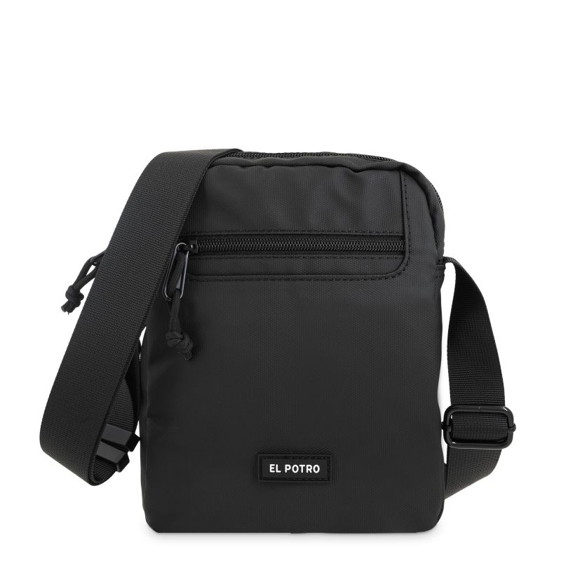 Bolso nylon hombre negro New Sport