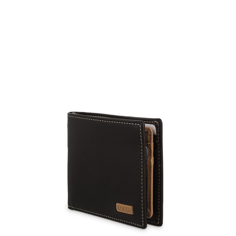 Cartera Piel Hombre Marrón Mate