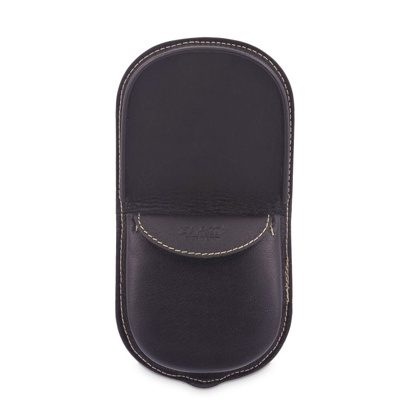Monedero piel vacuno hombre negro Mate