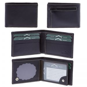 Cartera Portaplaca ovalada con monedero