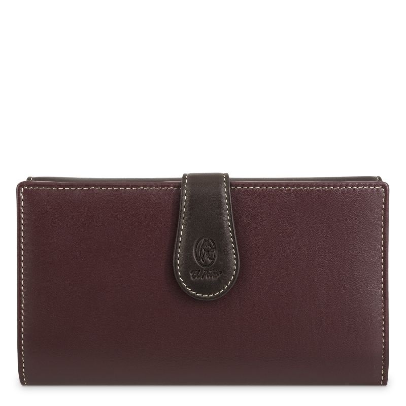 Cartera Piel vacuno mujer Burdeos Nature