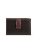 Cartera piel mujer marrón Mate