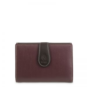 Cartera Piel Vacuno Mujer Burdeos Nature