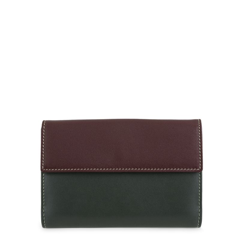 Cartera Piel Mujer Verde Nature