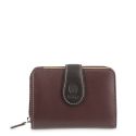 Cartera piel vacuno mujer burdeos Nature