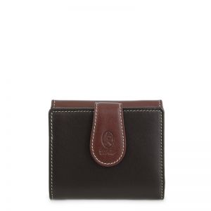 Cartera pequeña piel mujer marrón Nature