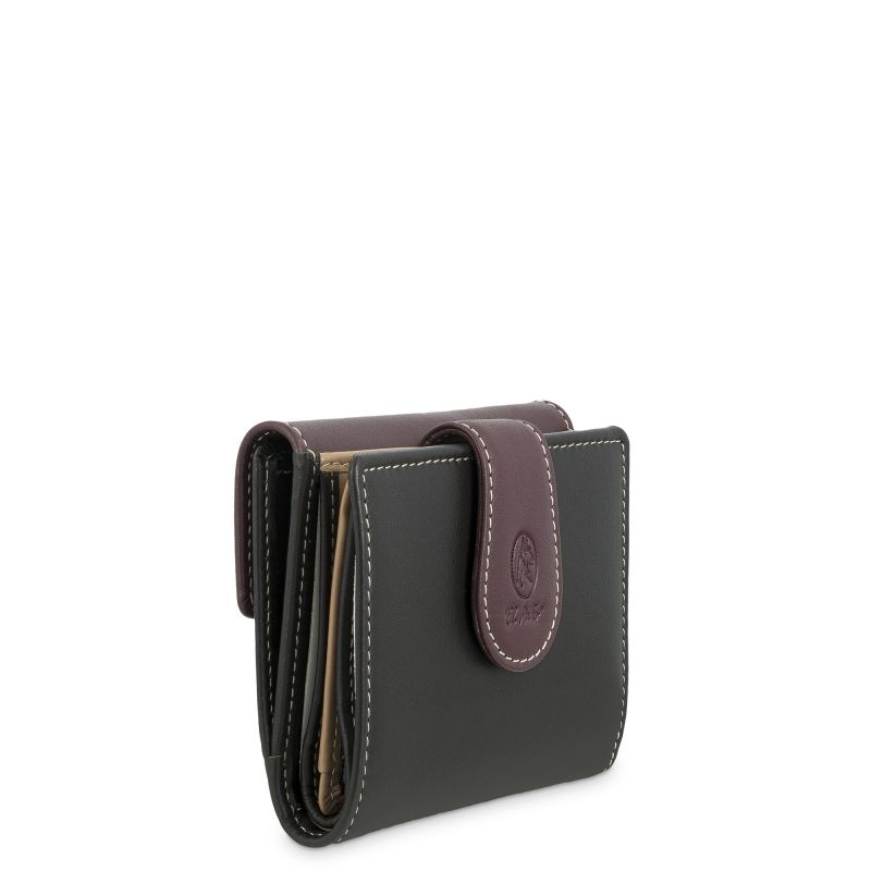 Cartera pequeña piel mujer marrón Nature