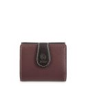 Cartera pequeña piel mujer burdeos Nature