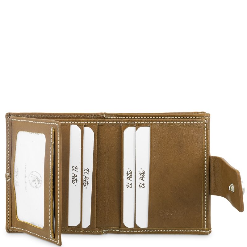Cartera pequeña Piel vacuno Mujer Cuero NEW ORIGEN