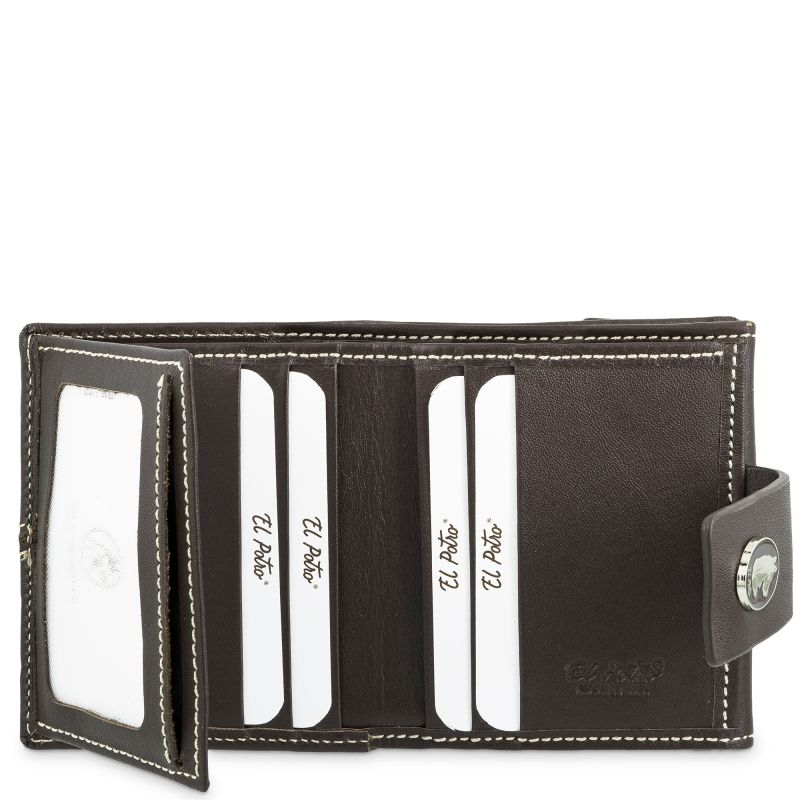Cartera pequeña Piel vacuno Mujer Marrón NEW ORIGEN