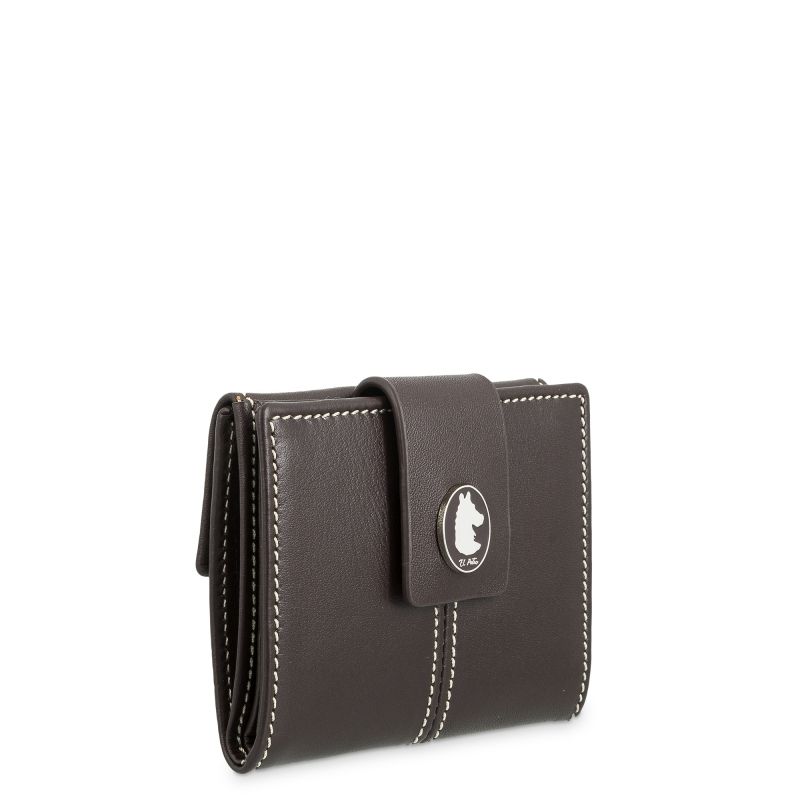 Cartera pequeña Piel vacuno Mujer Marrón NEW ORIGEN