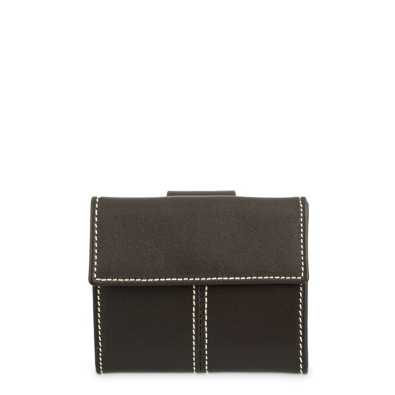 Cartera pequeña Piel vacuno Mujer Marrón NEW ORIGEN