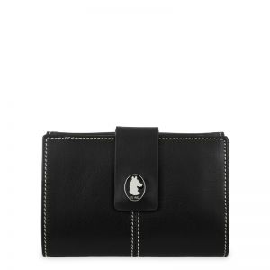 Cartera Piel Vacuno Mujer Negro NEW ORIGEN