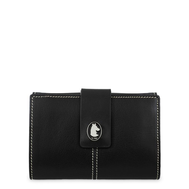Cartera Piel Vacuno Mujer Negro NEW ORIGEN