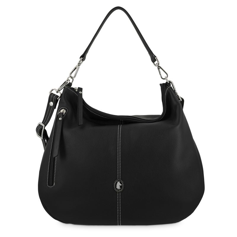 Bolso hobo piel vacuno mujer negro New Origen