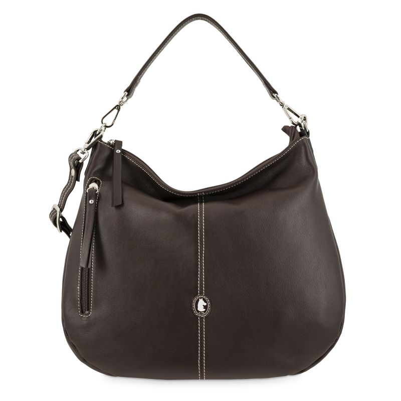 Bolso hobo piel vacuno mujer marrón New Origen