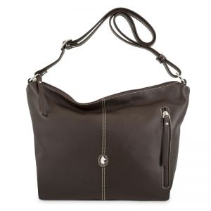 Bolso hobo piel vacuno mujer marrón New Origen