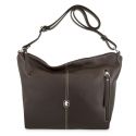 Bolso hobo piel vacuno mujer marrón New Origen