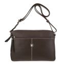 Bolso bandolera piel vacuno mujer marrón New Origen